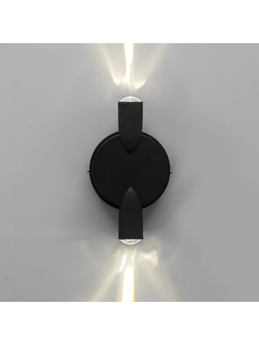 Бра настенное LED 2 Вт 4000К IP66 чёрное 9.5х4.3х16 см